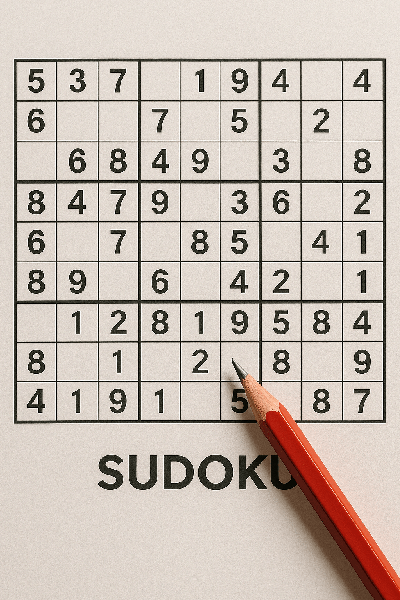 Sudoku oyunu kapak görseli